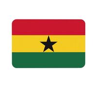 LMNUDS Flag of Ghana Printing Bath Mat Diatomaceous Earth Shower Mat,Non-Slip for Bathroom Floor,Compact Design,23.6 X 15.7in