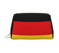 LMNUDS Germany Flag Travel-Ready Toiletry Bag, Compact Makeup Organizer For Women, Gold, One Size