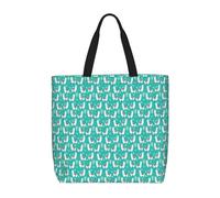 LMNUDS Indian Alpaca Tote Bag For Women, Lightweight One-Shoulder Tote Bag With Inside Pocket Shoulder Bag Handbag, Black, One Size