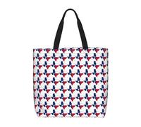 LMNUDS Texas State Flag Map Tote Bag For Women, Lightweight One-Shoulder Tote Bag With Inside Pocket Shoulder Bag Handbag, Black, One Size