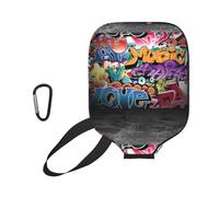 LMNvbz Graffiti Hip Hop Print Universal Pickleball Paddle Cover | Standard Universal Size Racket Sleeve Case, Neoprene Compatible Accessory