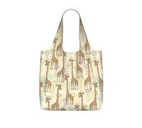 LMNvbz Hand Drawn Giraffes Print Storage Bag With A Drawstring Backpack
