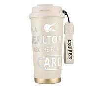 LMNvbz I'm A Realtor Ask Me 316 Stainless Steel Insulated Coffee Mug, Vacuum Lid Travel Tea Cup Keeps Hot and Cold