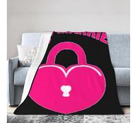 LMNvbz Just Married Print Ultra-Soft Micro Fleece Blanket Throw, Cozy, Plush, Warm And Lightweight For Bed, Couch, Sofa, And Travel