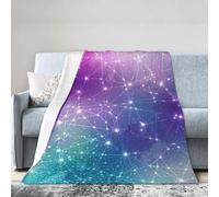 LMNvbz Magic Space Print Ultra-Soft Micro Fleece Blanket Throw, Cozy, Plush, Warm And Lightweight For Bed, Couch, Sofa, And Travel