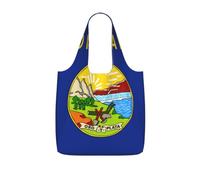 LMNvbz Montana State Flag Print Storage Bag With A Drawstring Backpack