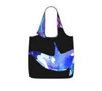 LMNvbz Orca Killer Whale Print Storage Bag With A Drawstring Backpack
