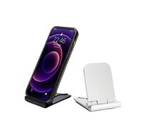 LMOGWL 2 foldable phone holders, multi angle adjustable portable desktop phone holder, suitable for mobile phones, compatible with 4-9.7-inch Samsung/Huawei/tablet computers and other smartphones