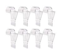 LMOGWL 8-Piece Transparent Circular Radiator Hook, Towel Rack Radiator, Multi-Purpose Hook for Circular Radiator, ABS Hook for Heated Bathroom Radiator, Suitable for All Standard radiators
