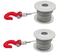 Lmohuytf 2PCS 25T Steering Servo Winch Wheel Drum for 1/10 RC Crawler Car TRX4 Axial SCX10 90046 D90 D110