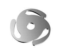 lmoikesz 45 - All Aluminum, turn, High Accessories The Recording, Easy for Operation - Ideal for 1.45 - inch Record Players, silver