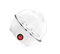 lmoikesz 7-Eggs Boiler Multifunction Electric Egg Cooker Portable Automatic Mini Steamer Auto-Off Cooking Tools Kitchen Utensil for (White, Single Layer)
