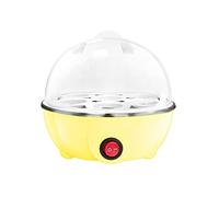 lmoikesz 7-Eggs Boiler Multifunction Electric Egg Cooker Portable Automatic Mini Steamer Auto-Off Cooking Tools Kitchen Utensil for (Yellow, Single Layer)