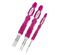 lmoikesz 75mm Dreadlock Crochet Hook Set With Durable Must Have Tool For Effortless Hair Weaving And Styling Different Style Can Satisfy Multiple Dreadlocks Needle Tool Features Soft Handle For More