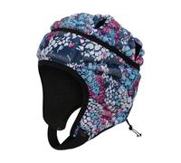 lmoikesz Adjustable Soft Helmet Soccer Goalkeeper Breathable Protective Cap Ensures Comfort And On Field Rugby Helmet Rugby Headguard Football Headgear, Colorful Blue, 42x20cm