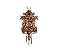 lmoikesz Antique Wall Clock With Swing Alarm Timeless Classic Traditional Black Forest Chalet Clock Wood Cuckoo Clock, CL301