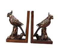 lmoikesz Artistic Book Holder Parrot Bookends Living Room Office Decor While Providing Stability Book Stoppers Are Made Of Resin Stopper Art Craft Multifunction Multipurpose