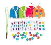 lmoikesz Basic Skills Learning Toys Develop Finger Flexibility And Coordination In Children Toddler Sensory Board Motor Skill Educational Toy 30 Cards. Teaching Aids Dressing Boards Zippered Button