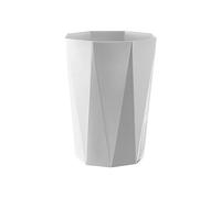 lmoikesz Bin Efficient Affordable Eco-friendly - Must-Have For Every Home Household Trash Can Plastic Garbage Bins Wastebasket, white, L