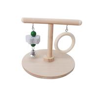 lmoikesz Bird Training Stand Bird Stand Tabletop Cage Experience Joyful Training Exercises Combining Play And Skill Development For Birds Wood Birds Cage Toys Gym Playground For Canaries