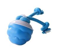 lmoikesz Bite Resistant Dogs Rolling Grinding Balls Interactive Chase Mate Toy With Remote Control Modes Analog Ideal for Pet, blue