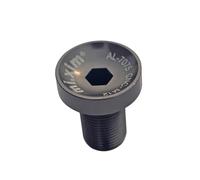 lmoikesz Bottom Bracket Crank Screw Aluminum Alloy Lightweight Crafted For Exceptional Performance In All Conditions Bike 6mm Hex Crank Arm Fixing Crankset Screw, Titanium, 12mm