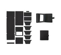 lmoikesz Build Lasting Memories with DIY Handmade Wallet Set and Experience in Mens Purse Making Supplies Crafted to Last Mens Purse Making Supplies Materials for Adults, Black, 9.5x1.8x11cm