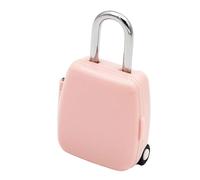 lmoikesz Cartoon Suitcase Shape 3 Digit Lock Digital Code Lock Small Pirates Keyless Padlock Fun Lightweight Security Keyless Padlock Outdoor Gate Shed Fence Storage