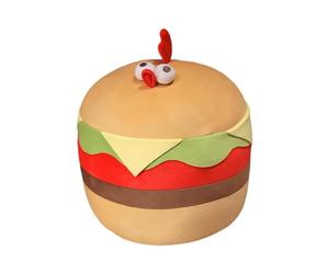lmoikesz Charming Hamburger Chick Plush Doll Gift For Kids Soft Comfortable Cartoon Foods Cushion Doll Any Occasion Lovely Chicken Plush Kids Gift Present Cute