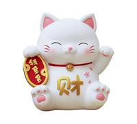 lmoikesz Compact Rabbit Statues Resin Modern Statue Spring Festival Decoration For Living Room Cute Expression Bright Colors, Cat Style B