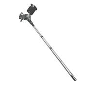 lmoikesz Cymbal Holder Support Extension Adjustable Cymbal Stand Metal Ratchet Clamp Features Easy To Install Drum Hardware Stand Holder Support For Standard, Universal Direction, 1.25x4.6cm