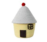 lmoikesz Decorative Cotton Yarn Weaving Decorative Basket Lid For Blanket Home Cotton Basket Living Covered Creative, type+2