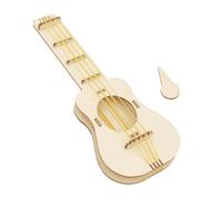 lmoikesz DIY Projects Crafts Learning Education Playset Inspiring Imagination Through Hands-On Science Learning Wooden Puzzle Toys Wood Guitar Bass Instrument Educational DIY Toy
