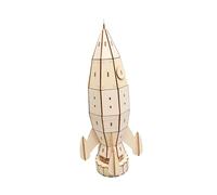 lmoikesz DIY Wood Kids Sciences Experiment Kits Ages 3-12 Provide Essential Tools For Educators And Parents Fostering Creative Learning STEM Building Project For Kids Rocket Model Kit