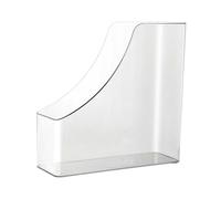 lmoikesz Document Rack File Folder Storage Bin for Office Important Papers Organized Securely with Vertical Magazine File Holder Clear Acrylic Magazine Holder Desk Organizer