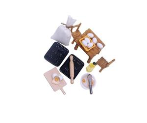 lmoikesz Dollhouse Miniature Decoration Gift Accessories Miniature Play Sets Birthday Gift Ideas Are Easy To Store Without Taking Much Space Materialminiature Rolling Pin Egg Bowl