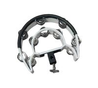 lmoikesz Double Row Tambourine Stainless Steel Concerts Dance Events And Casual Jamming And Practical. Hand Bell Rattle Can Easily Mount To Any Hihat Stand Pull Rod