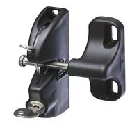 lmoikesz Double-Sided Automatic Locking Gate Latch,Key Lockable Fence Lock for Child & Pet Secure,Pool Garden Yard Lock for Wood Metal Gates