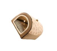 lmoikesz Durable Pet Cat Dog House Warm Nest Indoor Removable Cushion Cozy Spaces And Easy Cleanup Which Can Play Decorative Role In All Home. Furry Friends Some Space, Brown, M