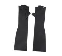 lmoikesz Fingerless Compression Gloves Provide Optimal Comfort Lightweight Gaming Gloves Various Fitness Activities Lightweight Gaming Cycling Training, Black, M 38.2x11.2cm