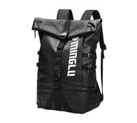 lmoikesz Football Bag Easy Carry Bookbag for Active Comfortable Adjustable Straps Designed for All Skills Levels At Any Age Basketball Backpack with Ball