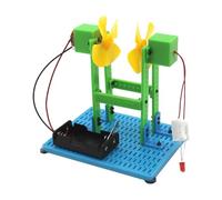 lmoikesz Handmade Wind Electricity Toy Kit Comprehensive Educational Tool For Students Learning About Renewable Energy Concepts Wind Power Generation Experiment Package Creative