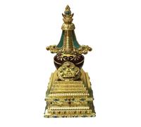 lmoikesz Home Decor Strong And Durable Alloy Bodhi Tower Stupa Stupa Ornaments Buddhist Stupa Gift Choice Add Charm To Home