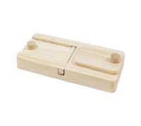 lmoikesz Interactive Enrichment Hamster Treat Dispenser Wooden Foraging Toys Meet Foraging Instincts Activity For Small Pets Wooden Enrichment Toy For Small Pet