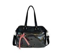 lmoikesz Japanese Style JK Bag Student Handbag Leather Duffle Japan High Shoulder,Japanese Handbag PU the to style, black