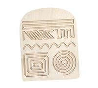 lmoikesz Kids Tracing Board Double Sided Exercise Board Wooden Tracing Tool Preschool Learning Writing Practice Educational Gift Practicing Early Educational Toy Puzzle, Style B