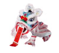 lmoikesz Lion Dance Puppet Celebrating Traditions Symbol of Good Luck Decorative Piece for Special Events Making Gift for Lunar New Year with Colors and Eye Catching