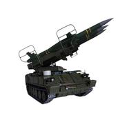 lmoikesz Mini Missile Launch Vehicle Building Model DIY Anti Aircraft Missile Launch Vehicle Miniature Model Tank 125 Scale 4D Assemble Tank Puzzle DIY Assemble Miniature Building Kits