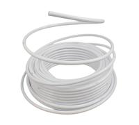 lmoikesz Molding Pipe Ensures Long Term and Maintains Shape Even After Bending. for Creative DIY PVC Modelling Tube with Flexible Bending for Ceremony Decor, White, 5m
