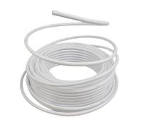 lmoikesz Molding Pipe Ensures Long Term and Maintains Shape Even After Bending. for Creative DIY PVC Modelling Tube with Flexible Bending for Ceremony Decor, White, 10m